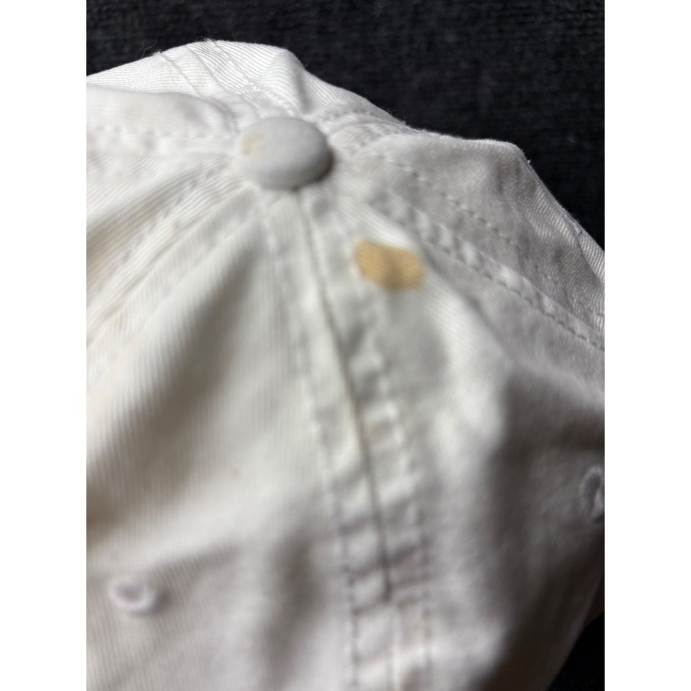 Callaway Golf Hat Cream White Embroidered Logo Adjustable Strap Back Cotton Cap - Picture 4 of 10
